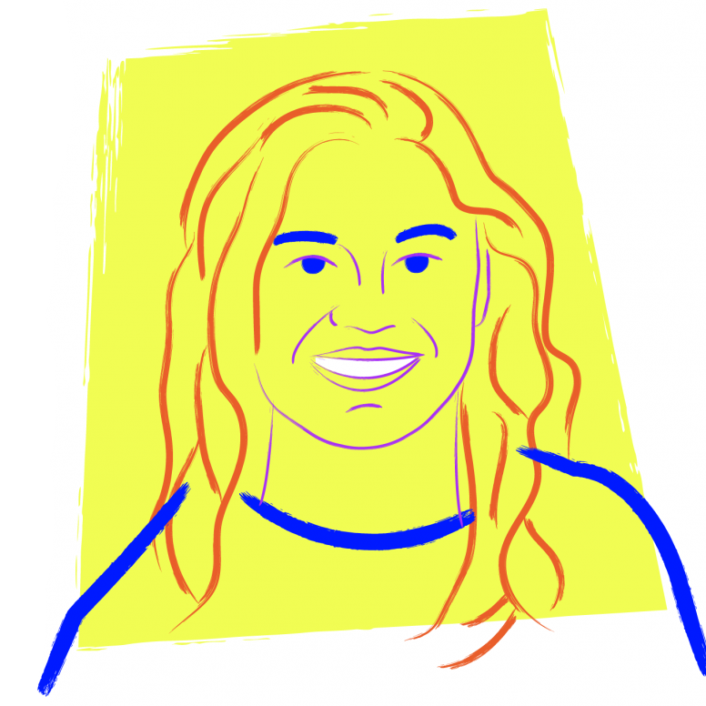 Illustratie Content Specialist Corinne Zwarter