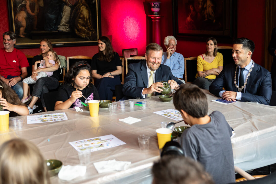 Koning Willem Alexander bij de Toekomstmakers